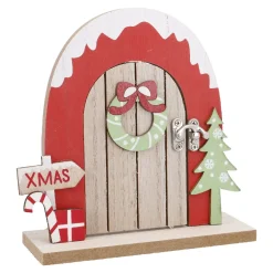 Outlet Wichteltür Bogen, Türkranz, 16 Cm Deko-Objekte|Weihnachtstraditionen