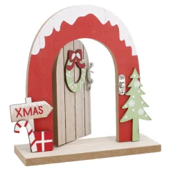 Outlet Wichteltür Bogen, Türkranz, 16 Cm Deko-Objekte|Weihnachtstraditionen