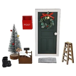 Wichteltür-Set, Grün Weihnachtstraditionen|Weihnachtsdeko