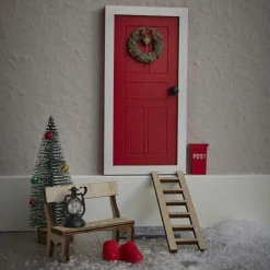 Discount Wichteltür-Set, Rot Weihnachtsdeko|Weihnachtstraditionen