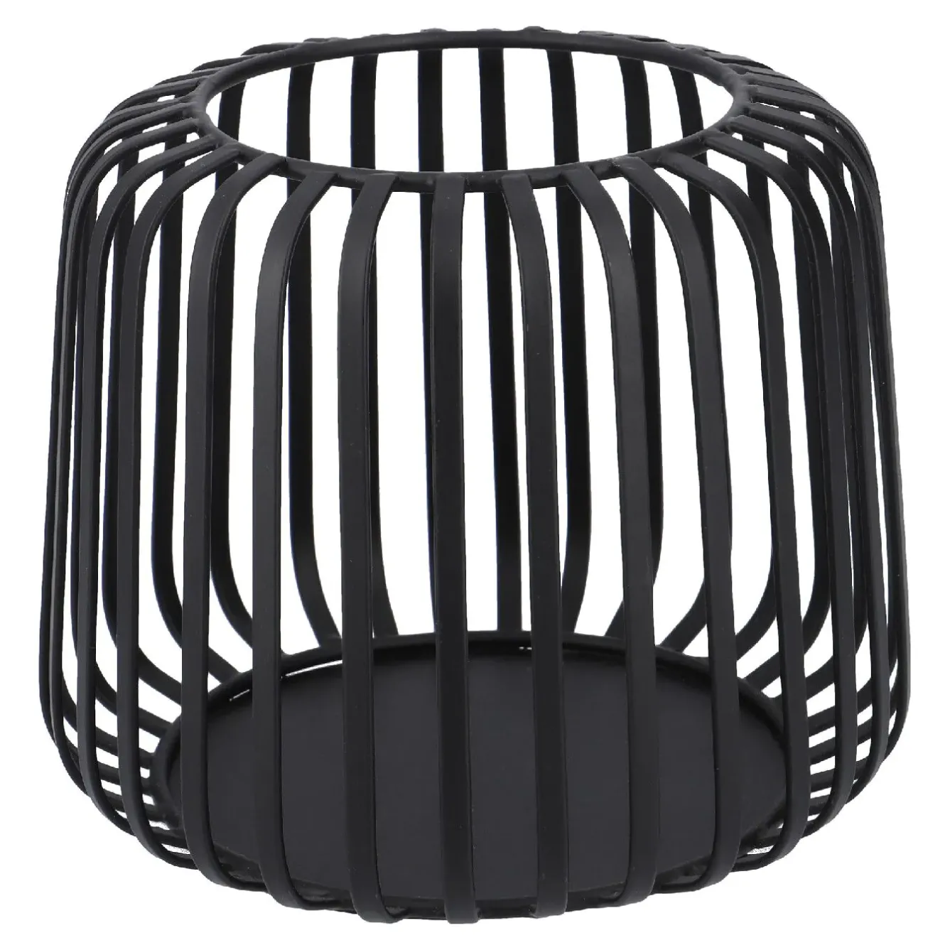 Online Windlicht Metall, Schwarz, 15 X 12.5 Cm Windlichter & Laternen
