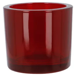 Outlet Windlicht Zylinder, Dick/rot/transparent, 9 X 8 Cm Windlichter & Laternen|Herbstdeko