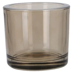 Discount Windlicht Zylinder, Dick/taupe/transparent, 9 X 8 Cm Windlichter & Laternen|Herbstdeko