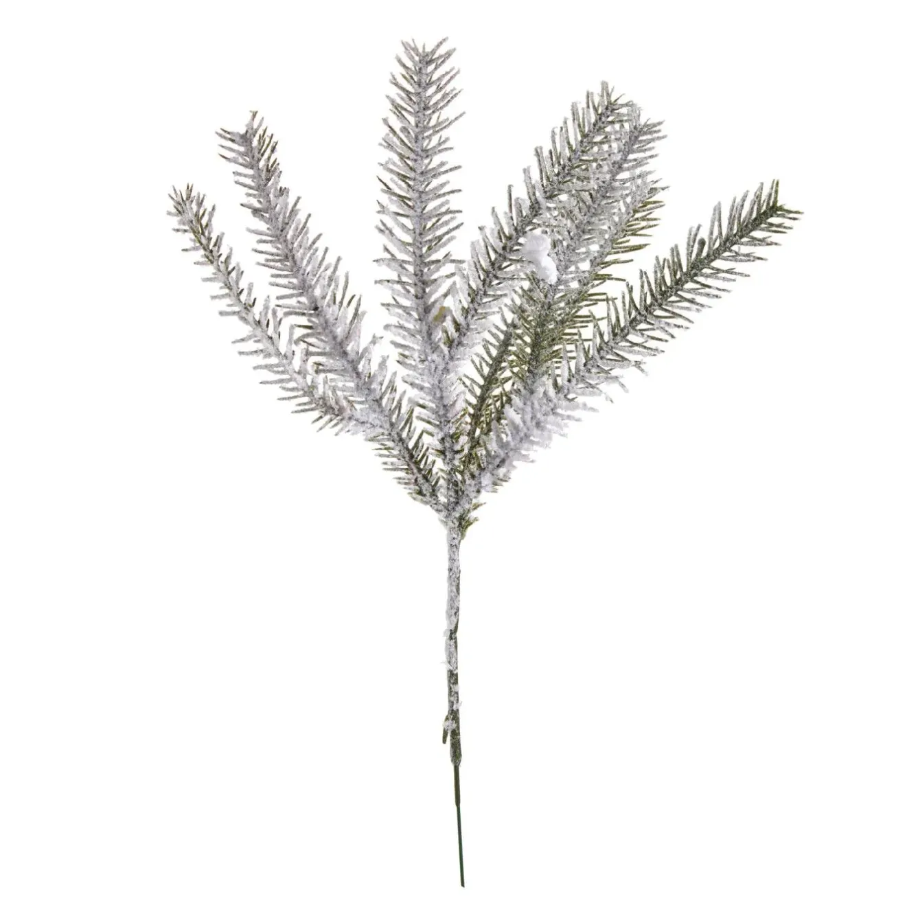Zweig Tanne, Schnee, 33 Cm Vasen & Kunstblumen|Adventskränze & Zubehör